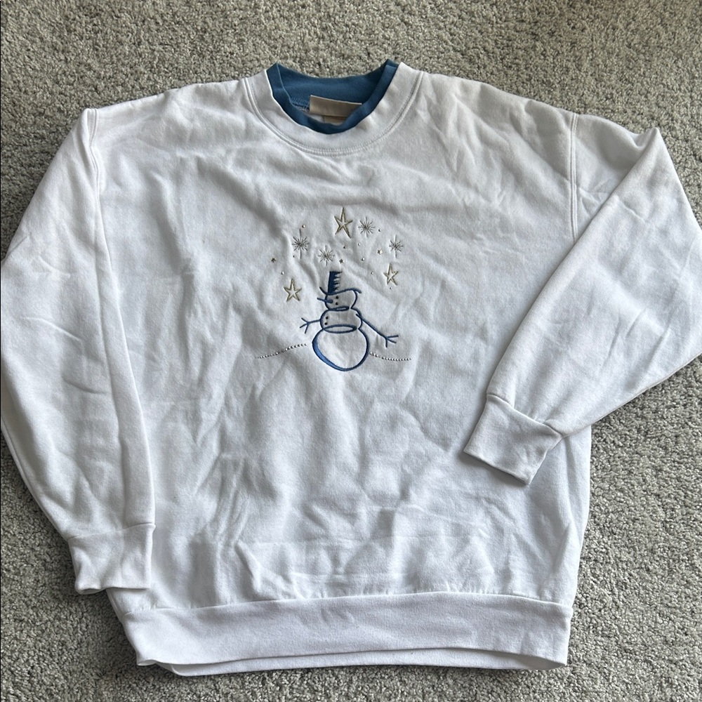 Vintage Snowman Sweater - Picture 1 of 8